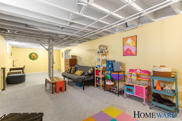660 Deming St SE, Grand Rapids, MI 49507 - game room featuring carpet and baseboards