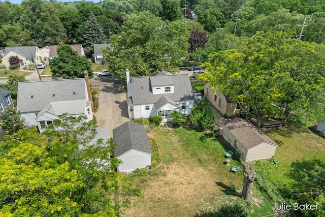 2013 Duiker Ave NE, Grand Rapids, MI 49505 - aerial view of residential area featuring a heavily wooded area