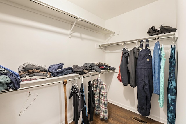 46317 Dequindre Rd, Rochester Hills, MI 48307 - walk in closet featuring wood finished floors