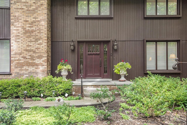3924 Penberton Dr, Ann Arbor, MI 48105 - property entrance with brick siding