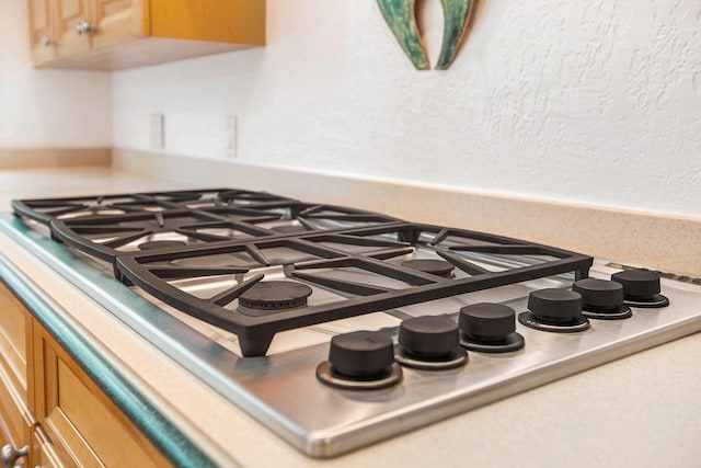 3924 Penberton Dr, Ann Arbor, MI 48105 - kitchen view of stainless steel gas stovetop