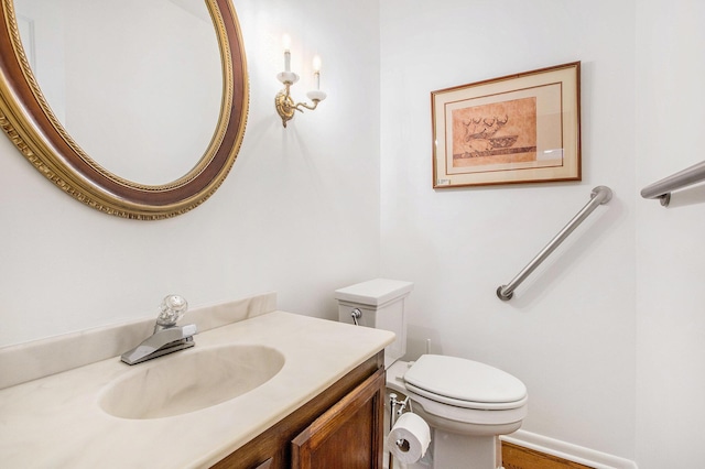 3924 Penberton Dr, Ann Arbor, MI 48105 - half bath featuring toilet and vanity