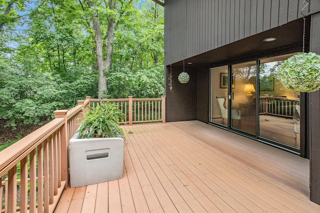 3924 Penberton Dr, Ann Arbor, MI 48105 - view of wooden deck