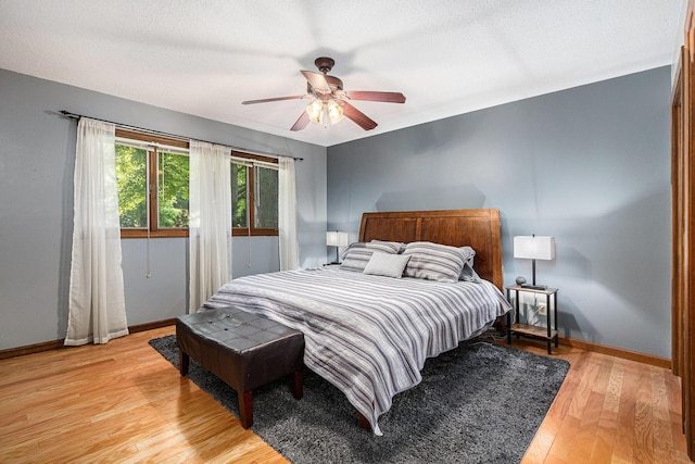 4102 Tomahawk Way, Saint Joseph, MI 49085 - bedroom with light wood-type flooring and ceiling fan