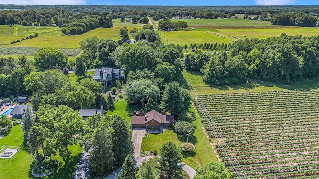 4102 Tomahawk Way, Saint Joseph, MI 49085 - overview of rural landscape featuring rows of crops