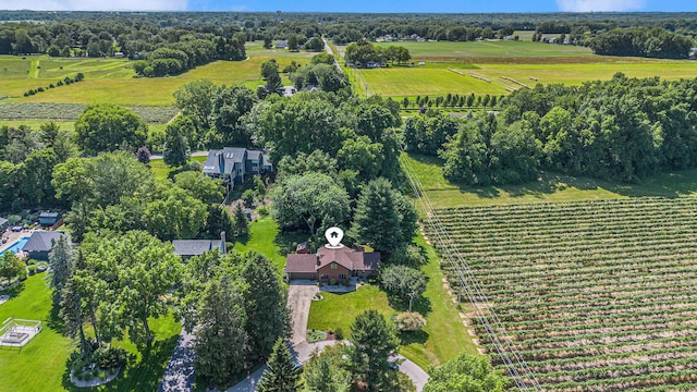 4102 Tomahawk Way, Saint Joseph, MI 49085 - overview of rural landscape with extensive farmland