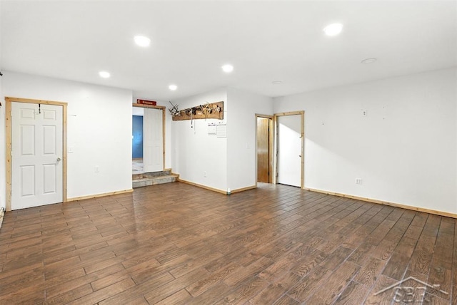 534 S Main St, Au Gres, MI 48703 - empty room featuring recessed lighting and wood finished floors