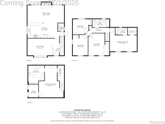 19581 Silver Spring St, Southfield, MI 48076 - view of home floor plan
