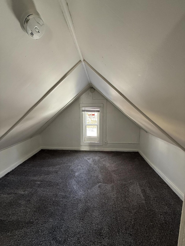 811 Larned St, Lansing, MI 48912 - bonus room featuring vaulted ceiling and dark carpet