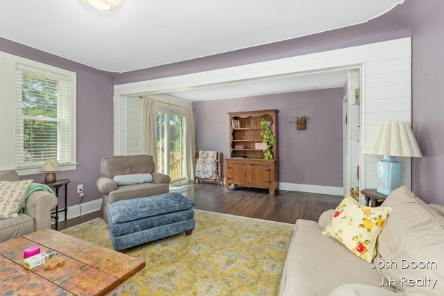 1802 Cherry St, Dorr, MI 49323 - living room featuring plenty of natural light and wood finished floors