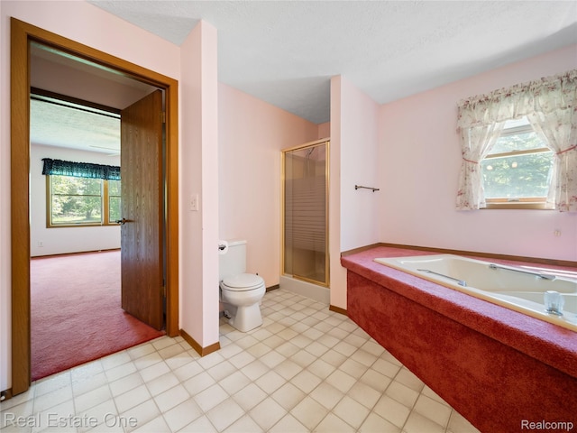 3225 W Marr Rd, Howell, MI 48855 - bathroom featuring a bath and a stall shower