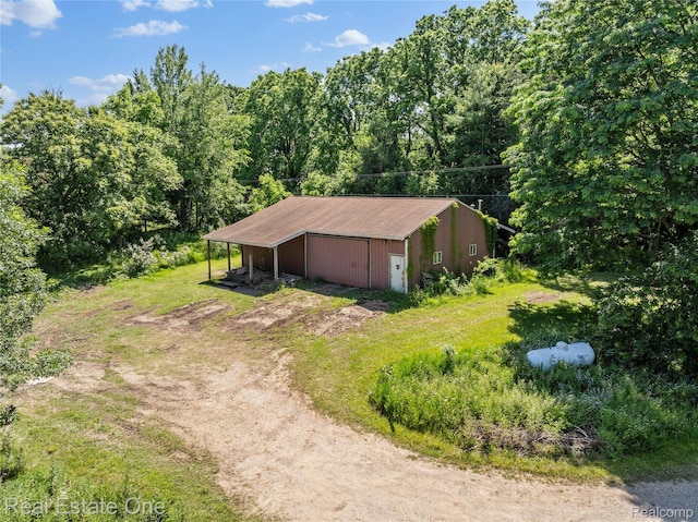 3225 W Marr Rd, Howell, MI 48855 - view from above of property
