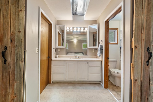 9719 King Rd, Spring Arbor, MI 49283 - bathroom featuring vanity and toilet