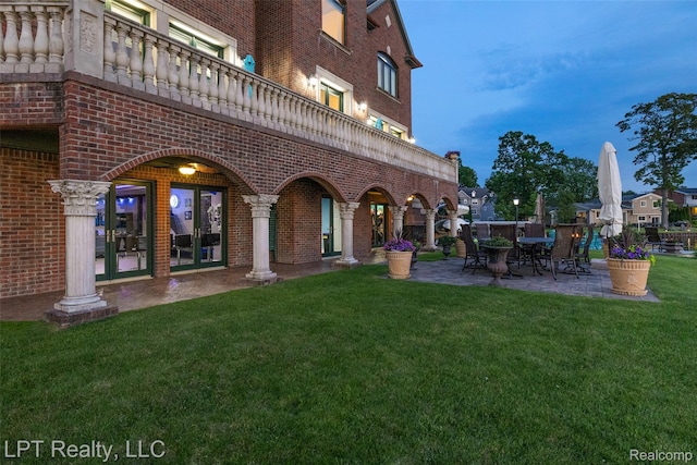 328 S Broadway St, Lake Orion, MI 48362 - view of patio with french doors
