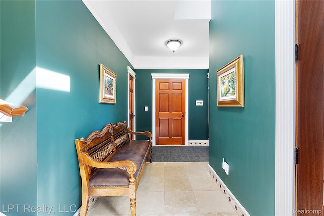 328 S Broadway St, Lake Orion, MI 48362 - foyer entrance with baseboards