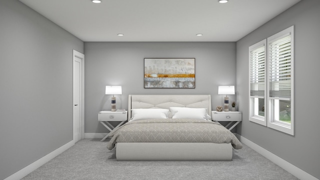 2862 Jade Ln, Traverse City, MI 49684 - bedroom featuring carpet floors and recessed lighting