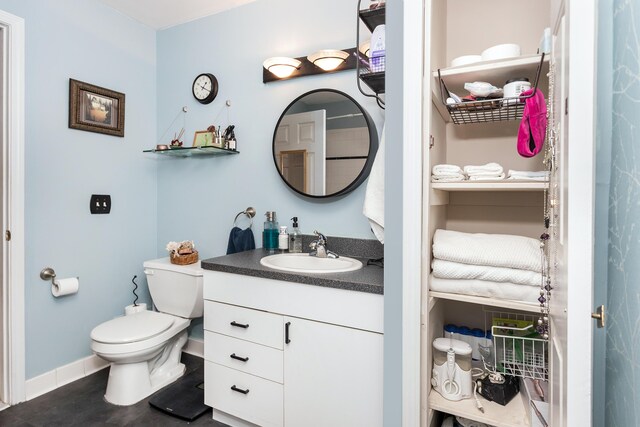 30921 Lee Frank Ln, Madison Heights, MI 48071 - bathroom featuring vanity and toilet