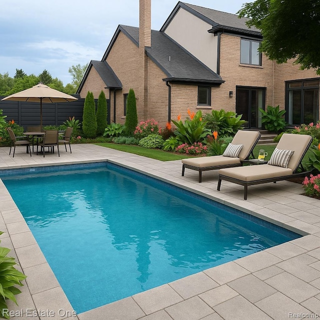 14607 Stratford, Shelby Twp, MI 48315 - outdoor pool with a patio area