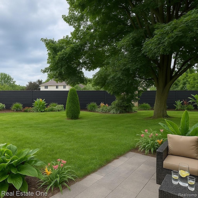 14607 Stratford, Shelby Twp, MI 48315 - view of yard featuring a patio area
