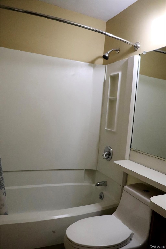 329 Bede St, Otisville, MI 48507 - full bathroom featuring shower / bath combo and vanity