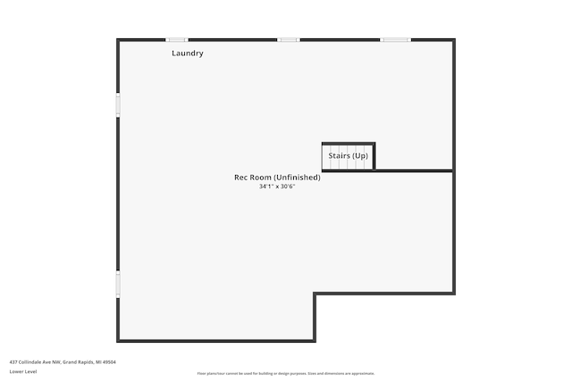437 Collindale Ave NW, Grand Rapids, MI 49504 - view of room layout