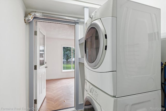 1 Grand Blvd, Battle Creek, MI 49015 - washroom with estacked washer and dryer