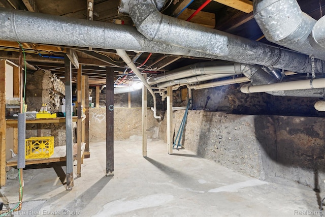 1 Grand Blvd, Battle Creek, MI 49015 - view of unfinished basement