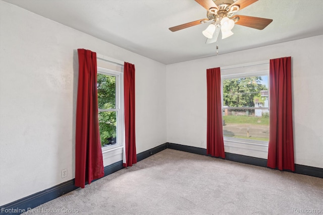 1 Grand Blvd, Battle Creek, MI 49015 - unfurnished room with carpet floors and a ceiling fan