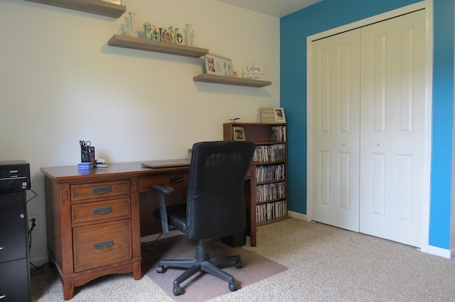 3577 Greenly Ct, Holland, MI 49424 - office space featuring light carpet and baseboards