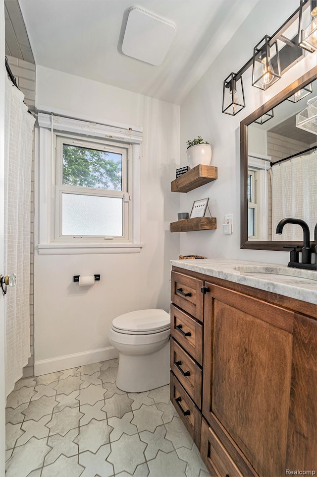 5690 Corunna Ave, Clarkston, MI 48346 - bathroom with marble finish flooring and vanity