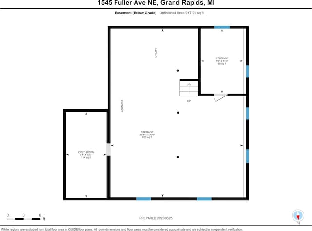 1545 Fuller Ave NE, Grand Rapids, MI 49505 - view of floor plan / room layout