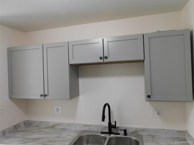 30268 Southfield Rd Unit 229, Southfield, MI 48076 - kitchen with gray cabinetry and light countertops
