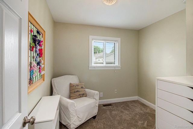 8406 W Ellis Rd, Davisburg, MI 48350 - living area with carpet and baseboards