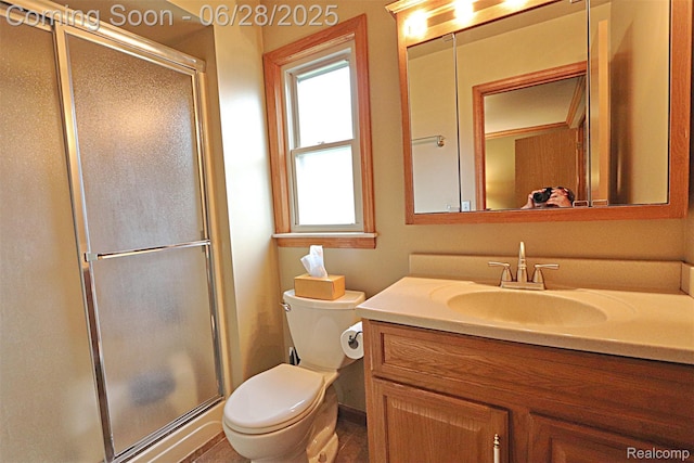 1640 High Pointe Dr, Commerce Twp, MI 48390 - bathroom with vanity and a shower stall