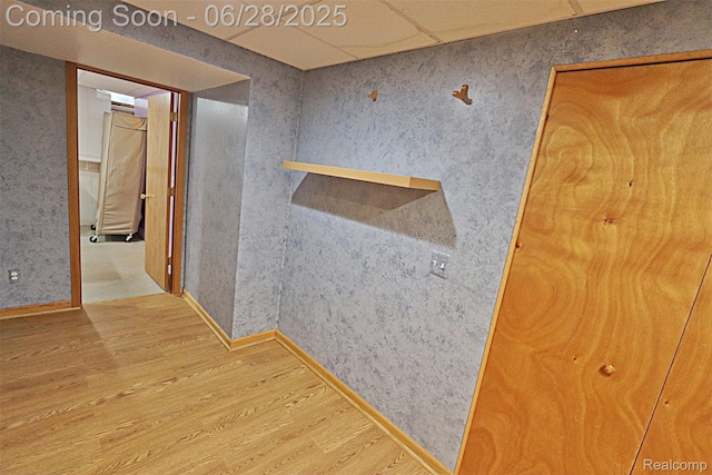 1640 High Pointe Dr, Commerce Twp, MI 48390 - hall with wood finished floors