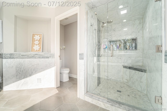 7590 Acorn Hill Ct, West Bloomfield, MI 48323 - full bath featuring a marble finish shower and tile patterned floors