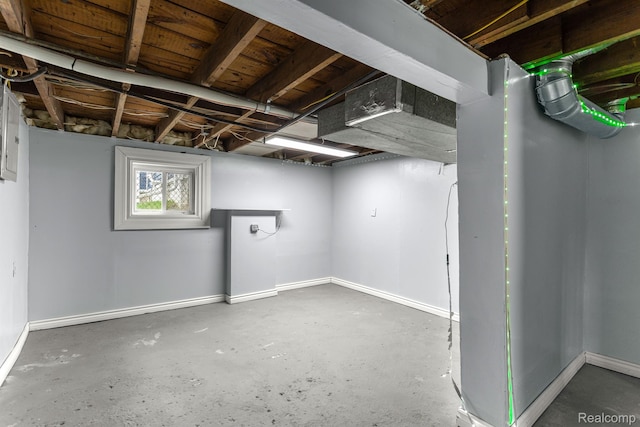 1518 Austin Ave, Lincoln Park, MI 48146 - basement with baseboards