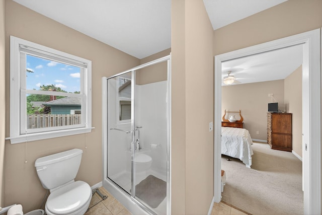 70749 Sunset Blvd, Union, MI 49130 - ensuite bathroom featuring a stall shower and tile patterned floors