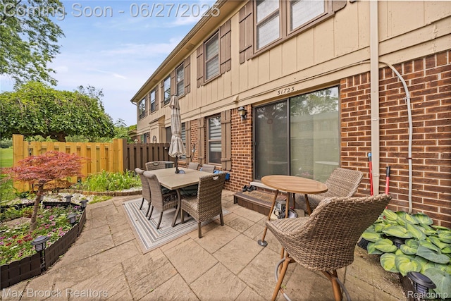 31723 Forest Ln, Warren, MI 48093 - view of patio / terrace with outdoor dining area