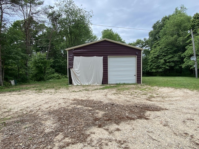 6317 E 76th St, Newaygo, MI 49337 - view of detached garage