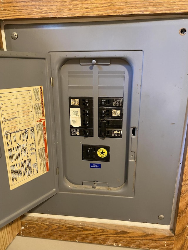6317 E 76th St, Newaygo, MI 49337 - utility room featuring electric panel