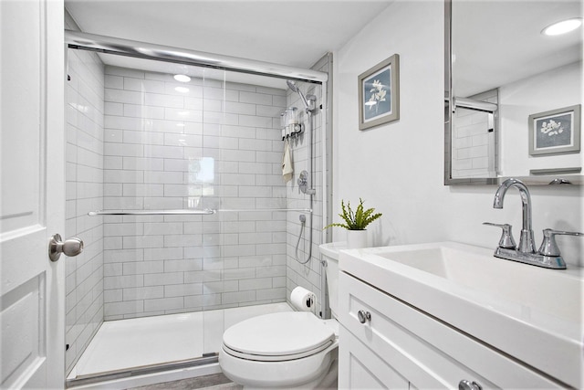 20020 T Dr S, Tekonsha, MI 49092 - bathroom featuring vanity and a stall shower
