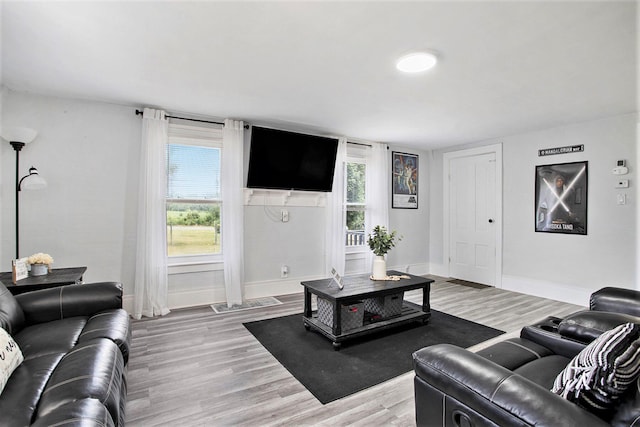 20020 T Dr S, Tekonsha, MI 49092 - living room featuring wood finished floors and healthy amount of natural light