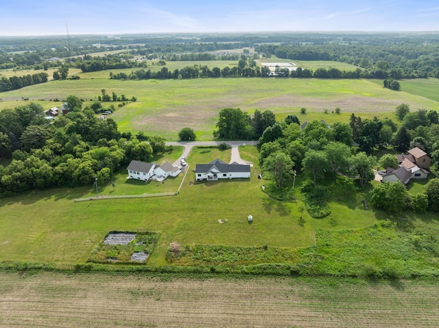 6581 Timpson Ave SE, Alto, MI 49302 - overview of rural landscape with a tree filled landscape and agricultural land