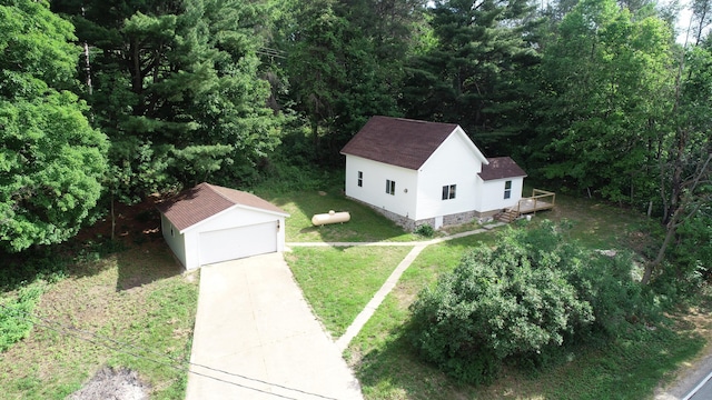17324 11 Mile Rd, Leroy, MI 49655 - view from above of property