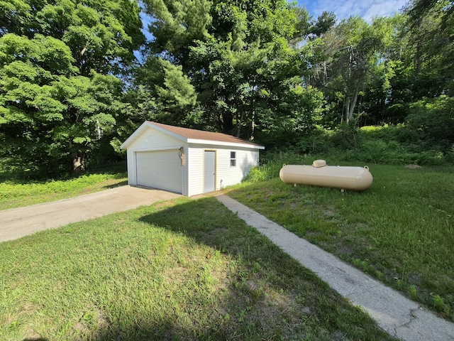 17324 11 Mile Rd, Leroy, MI 49655 - view of detached garage