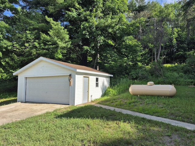 17324 11 Mile Rd, Leroy, MI 49655 - view of detached garage