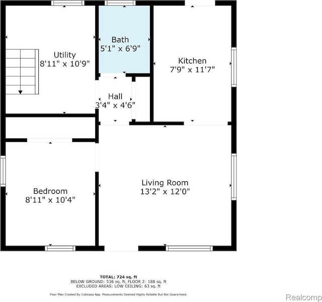 1771 E George Ave, Hazel Park, MI 48030 - view of floor plan / room layout