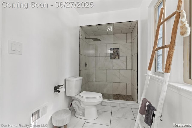 29284 Wellington Rd W, Southfield, MI 48034 - full bath featuring marble finish floors and tiled shower