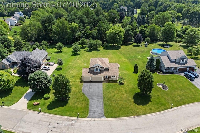 12366 Orchard Wood Dr, Fenton, MI 48430 - aerial view of property and surrounding area